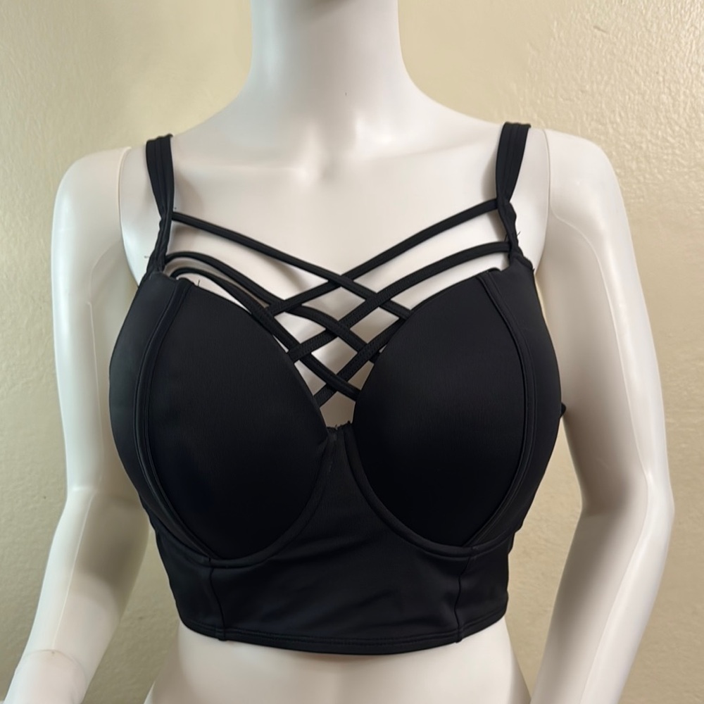 Torrid Strappy Push-Up Balconette Bikini Top size 0